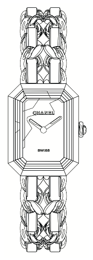 Chanel watch — worn on wrist